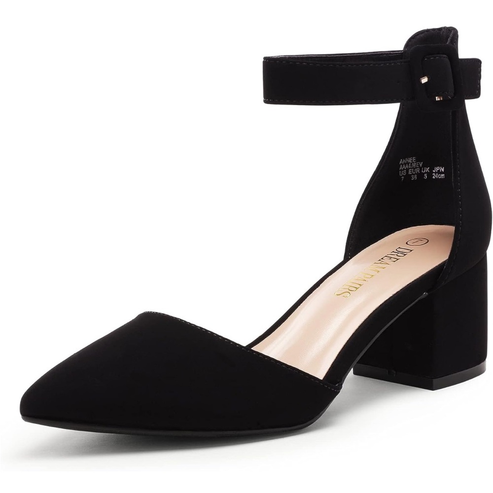 Black Chunky Heels